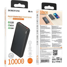 Powerbank BOROFONE 10000mAh BJ56 Graceful PD20W + QC22.5W Black (714787)