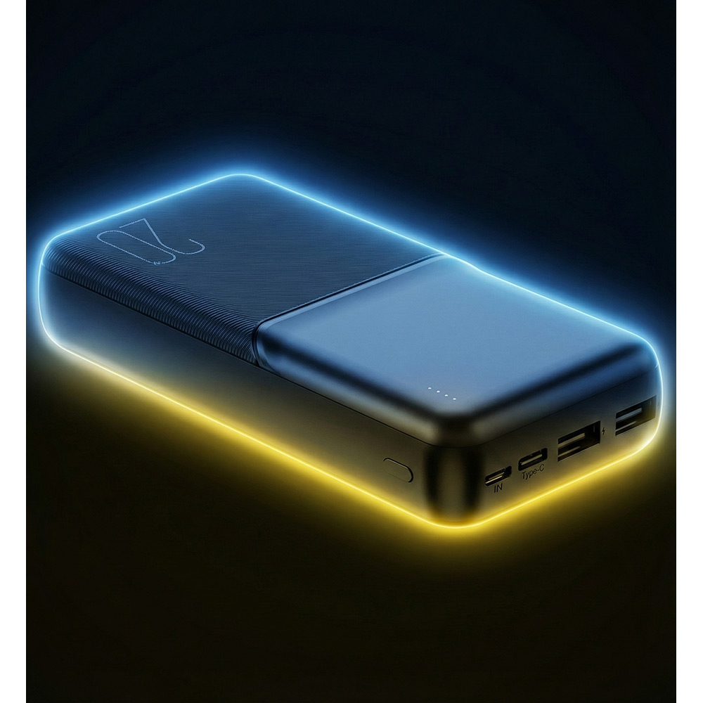 Powerbank XO PR252 Lighted Mobile Power 20000mAh Black (714804) Тип аккумулятора Li-Pol