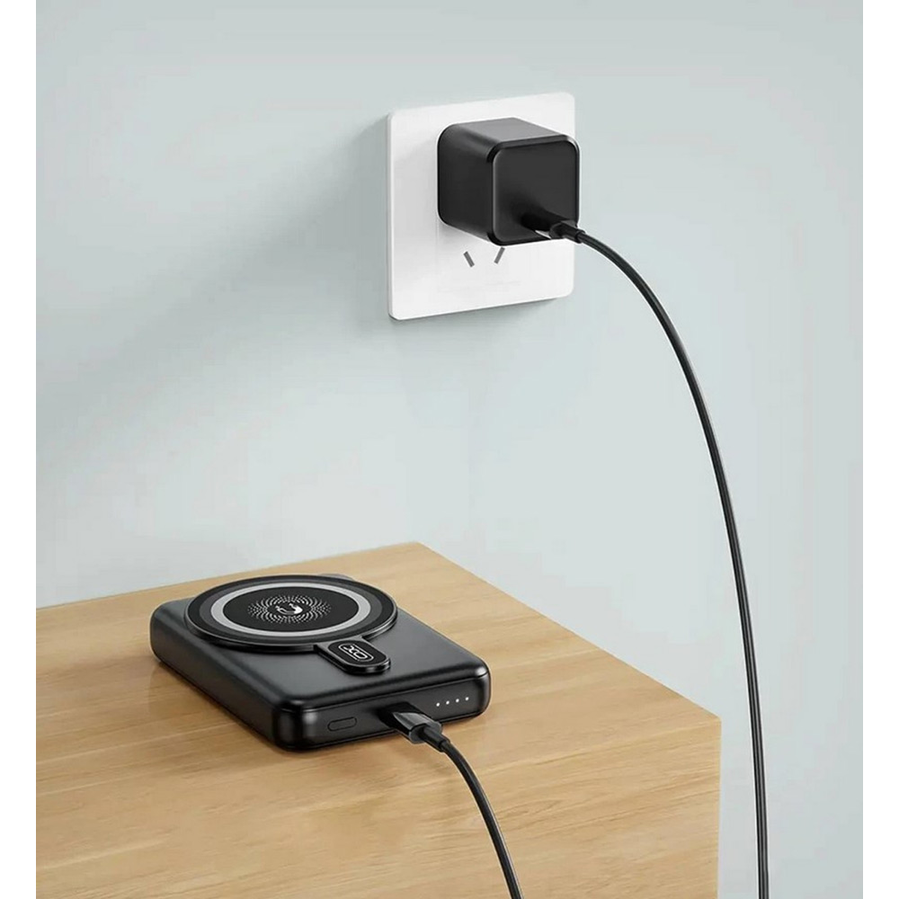 Фото Powerbank XO PR264 Magnetic MagSafe 10000mAh 15W + PD20W Black (714805)