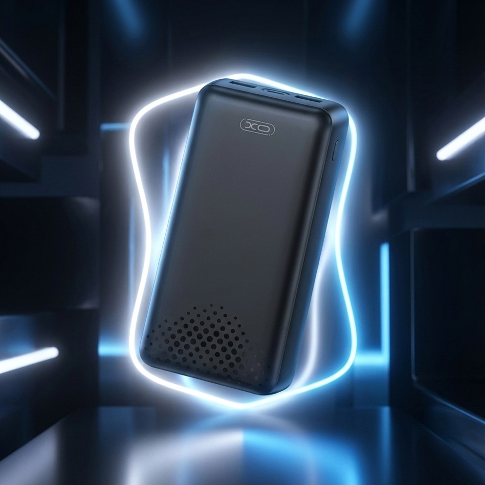 Powerbank XO PB313 Light Display 20000 mAh Black (714798) Входной разъем USB Type-C