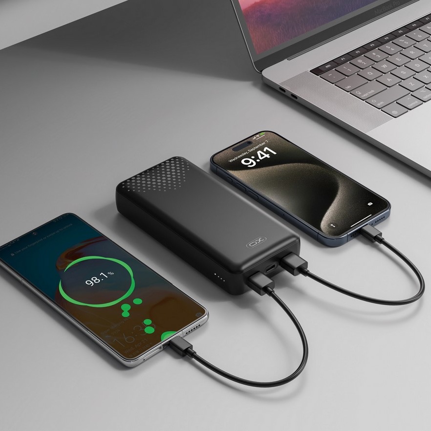 Внешний вид Powerbank XO PB313 Light Display 20000 mAh Black (714798)