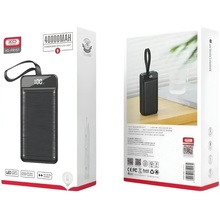 Powerbank XO PR157 PD20W/QC22.5W + LED Lamp 40000 mAh Black (714799)