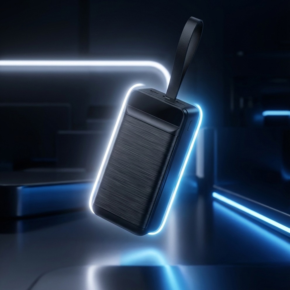 Фото Powerbank XO PR157 PD20W/QC22.5W + LED Lamp 40000 mAh Black (714799)