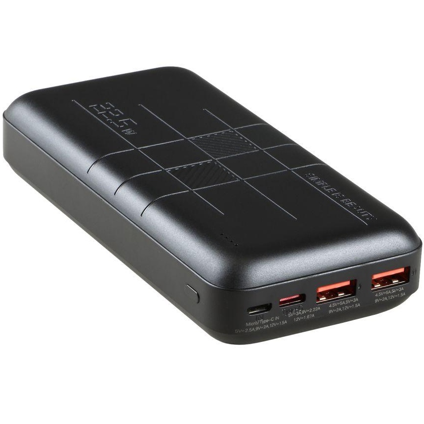 Powerbank XO PR188 PD20W/QC22.5W 20000 mAh Black (714800) Ємність 20000
