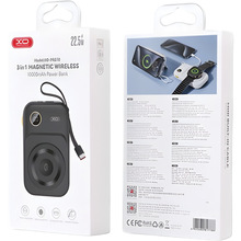 Powerbank XO PR270 Magnetic MagSafe 10000mAh 15W 3-in-1 Black (714807)