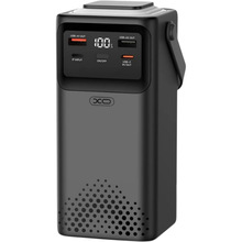 Powerbank XO PR286 50000mAh Four Built-in Cables + LED Display & Flashlight Black (714810)