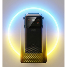 Powerbank XO PR287 80000mAh Four Built-in Cables + LED Display & Flashlight Black (714811)