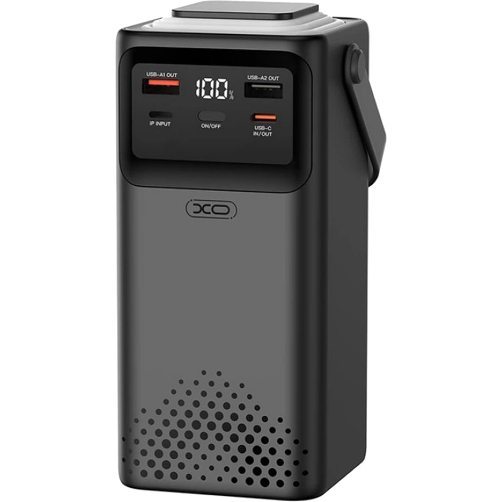 Powerbank XO PR287 80000mAh Four Built-in Cables + LED Display & Flashlight Black (714811) Торговая марка XO