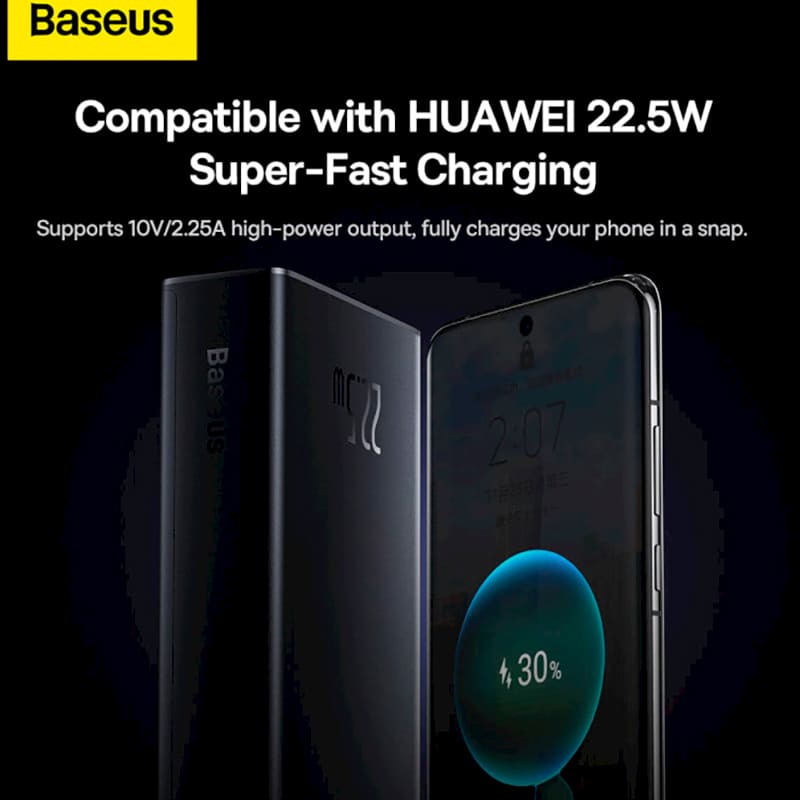В Украине Powerbank BASEUS Star-Lord 20000mAh 22.5W Black (PPXJ080001)