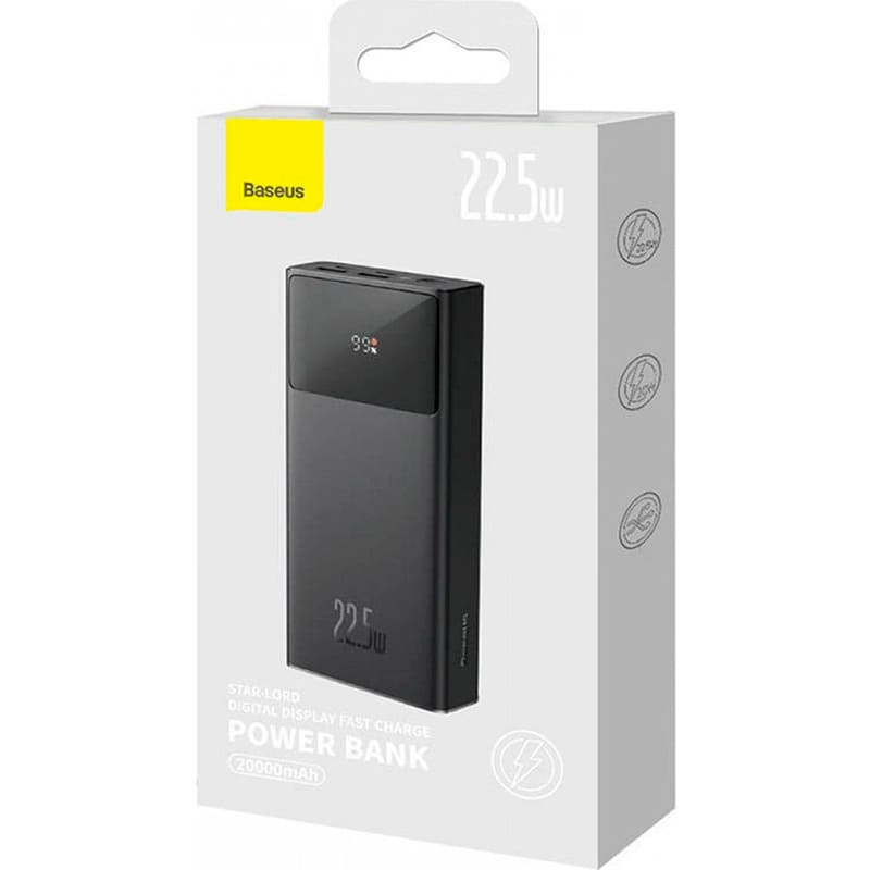 Фото Powerbank BASEUS Star-Lord 20000mAh 22.5W Black (PPXJ080001)