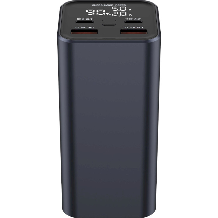 Powerbank YENKEE YPB 2100-20000 mAh PD 100W Black (37000117) Ємність 20000