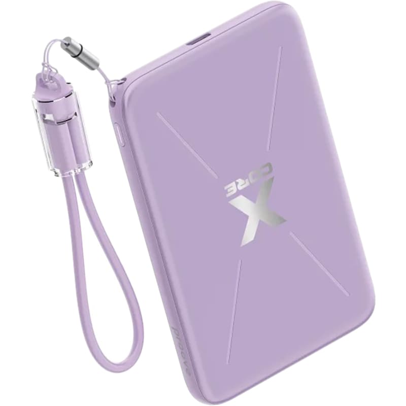 Powerbank PROOVE Proove X-Core 5000mAh 20W Purple (PNXC20010009) Вхідний роз'єм USB Type-C