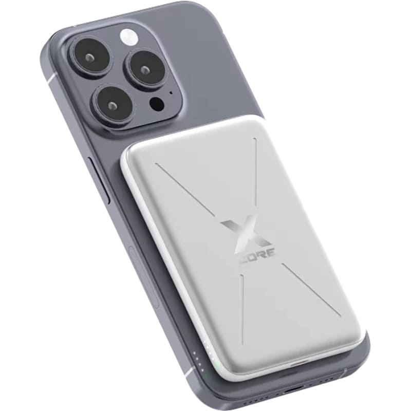 Зовнішній вигляд Powerbank PROOVE Proove X-Core 5000mAh 20W Silver/White (PNXC20010006)