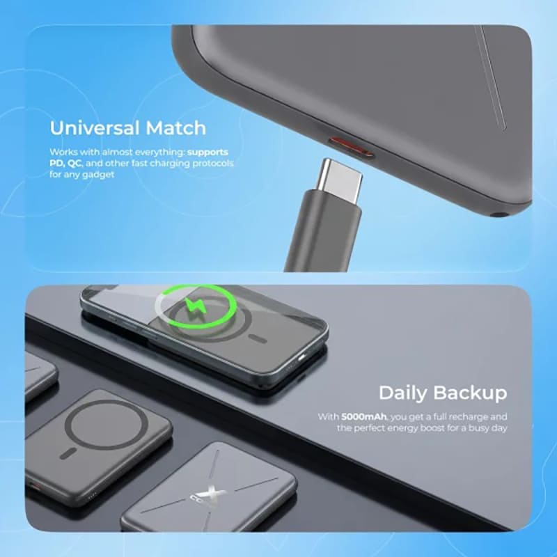 В Україні Powerbank PROOVE Proove X-Core 5000mAh 20W Gray (PNXC20010003)