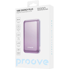 Powerbank Proove Vibe Energy Plus 10000mAh 22.5W Purple (PBVE15012209)