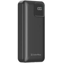 Powerbank COLORWAY 20000 mAh Optimal Power Black (USB QC3.0 + USB-C PD22.5W)