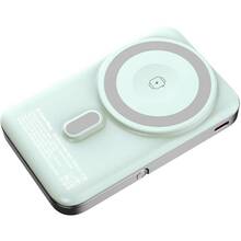 Powerbank COLORWAY 10000 mAh 15W MagSafe & Watch Wireless Aquamarine USB-C PD 22.5W (CW-PB100LPA2MT-WPDD)