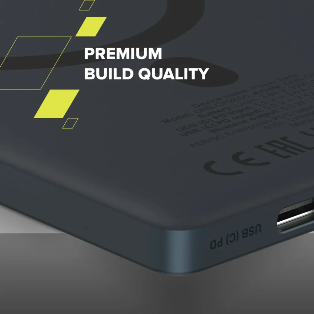 Обзор Powerbank CANYON 5000mAh OnPower 500 magnetic Aluminium Interstellar Black (CNS-CPB500B)