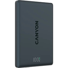 Powerbank CANYON 5000mAh OnPower 500 magnetic Aluminium Interstellar Black (CNS-CPB500B)