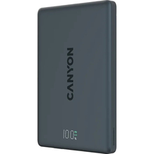 Powerbank CANYON 5000mAh OnPower 500 magnetic Aluminium Interstellar Black (CNS-CPB500B)