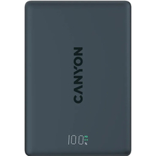 Powerbank CANYON 5000mAh OnPower 500 magnetic Aluminium Interstellar Black (CNS-CPB500B)