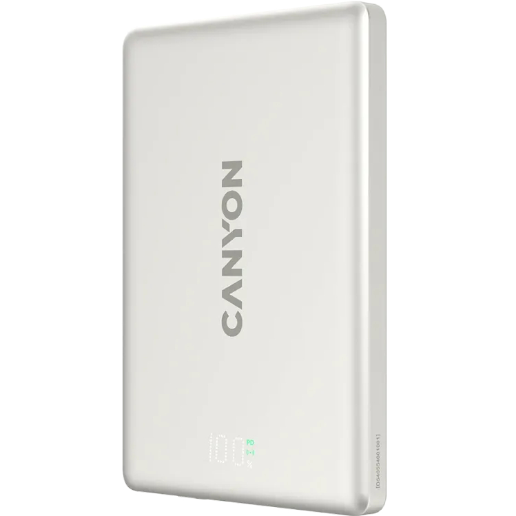 Powerbank CANYON 5000mAh OnPower 500 magnetic Aluminium Star Grey (CNS-CPB500G) Торговая марка CANYON