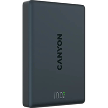 Powerbank CANYON 10000mAh OnPower 511 magnetic Aluminium Interstellar Black (CNS-CPB511B)