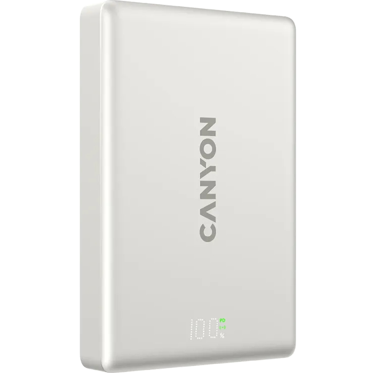 Powerbank CANYON 10000mAh OnPower 511 magnetic Aluminium Star Grey (CNS-CPB511G) Торговая марка CANYON