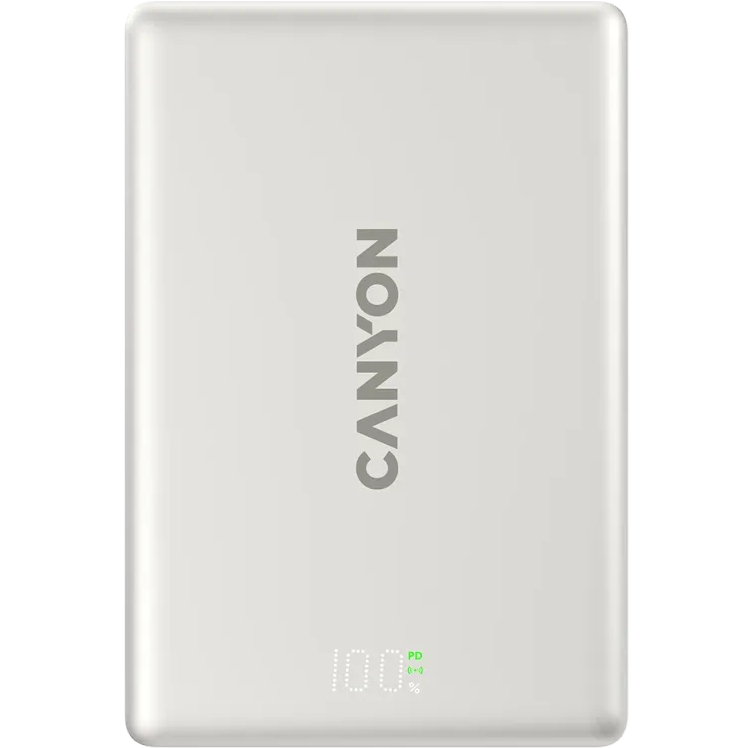Powerbank CANYON 10000mAh OnPower 511 magnetic Aluminium Star Grey (CNS-CPB511G)