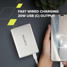 Powerbank CANYON 10000mAh OnPower 511 magnetic Aluminium Star Grey (CNS-CPB511G)