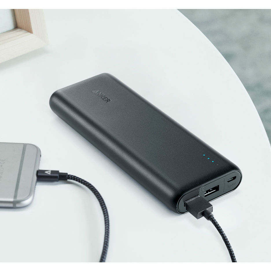 Powerbank ANKER PowerCore V3 20100 mAh Black (A1271H12) Тип акумулятора Li-Ion