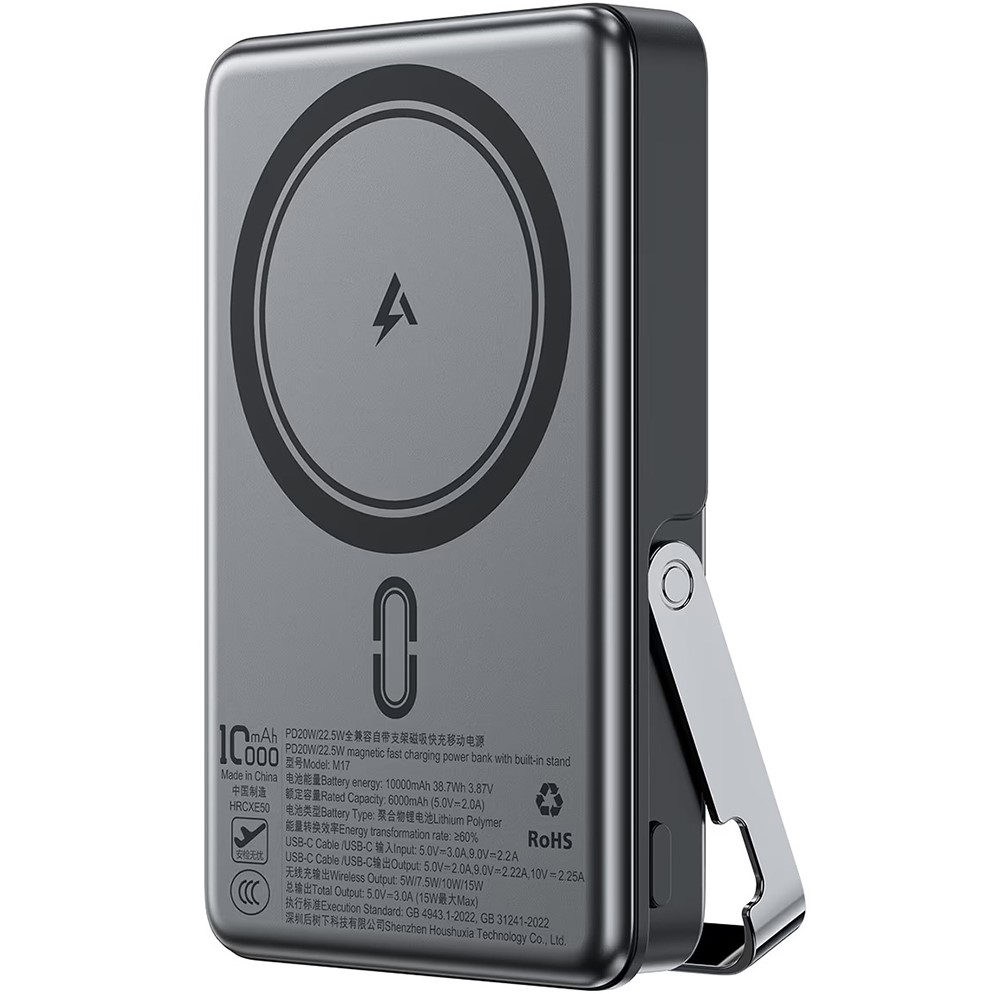 Powerbank ACEFAST M17 10000mAh PD20W/22.5W Black (6974316284000)