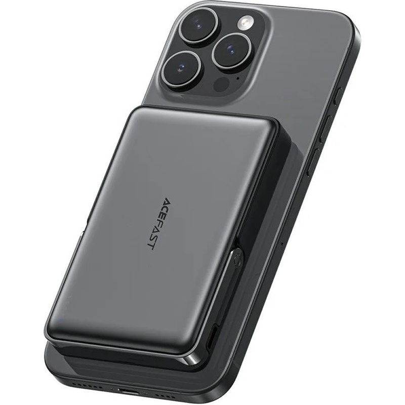 Powerbank ACEFAST M17 10000mAh PD20W/22.5W Black (6974316284000) Вхідний роз'єм USB Type-C