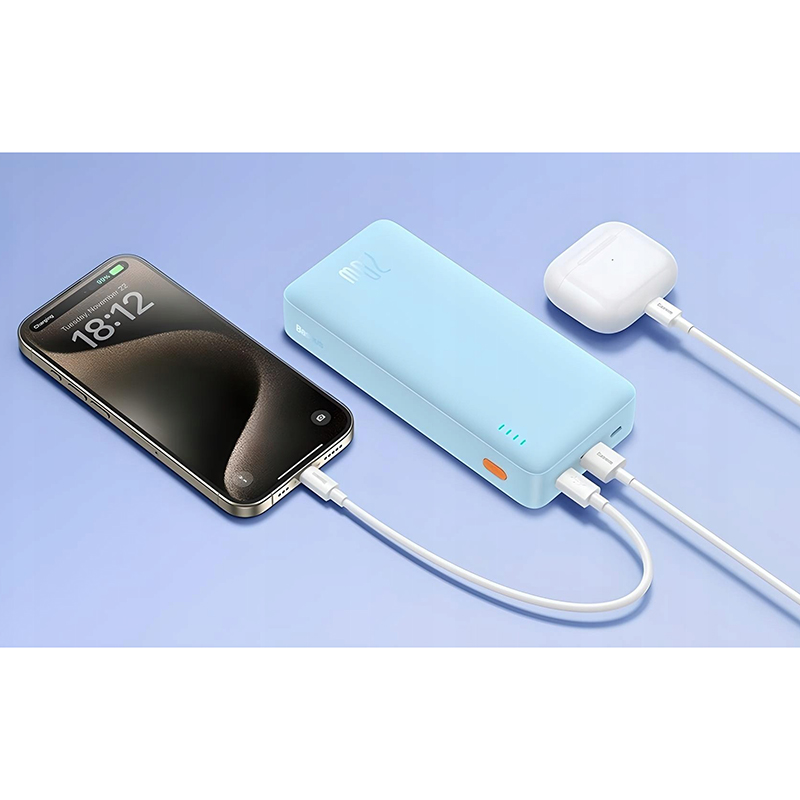Покупка Powerbank BASEUS Airpow Fast Charge 10000mAh 20W Galaxy Blue (P10022801313-00)