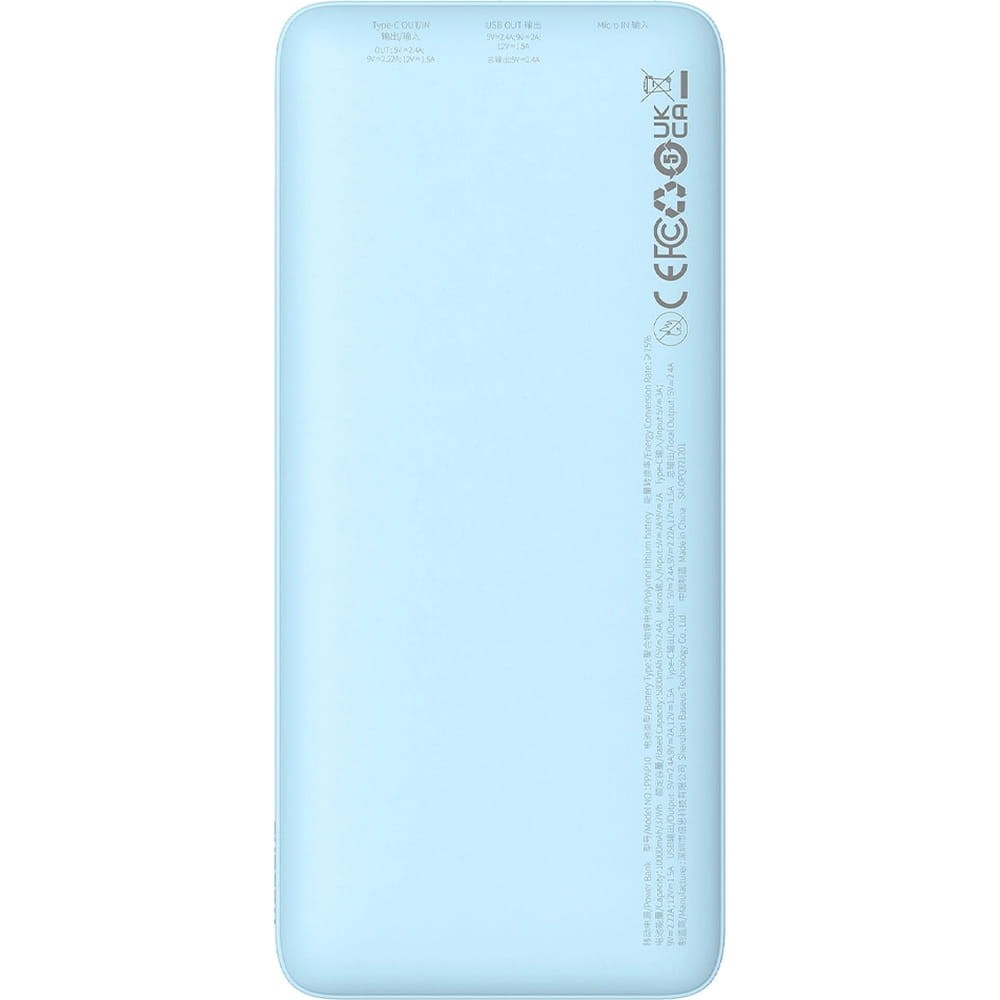 Powerbank BASEUS Airpow Fast Charge 10000mAh 20W Galaxy Blue (P10022801313-00) Емкость 10000