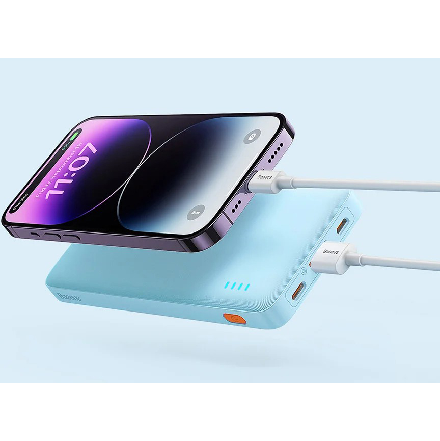 Изображение Powerbank BASEUS Airpow Fast Charge 10000mAh 20W Galaxy Blue (P10022801313-00)