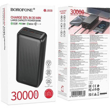 Powerbank BOROFONE 30000mAh BJ80B Clever PD20W + QC22.5W Black (714874)