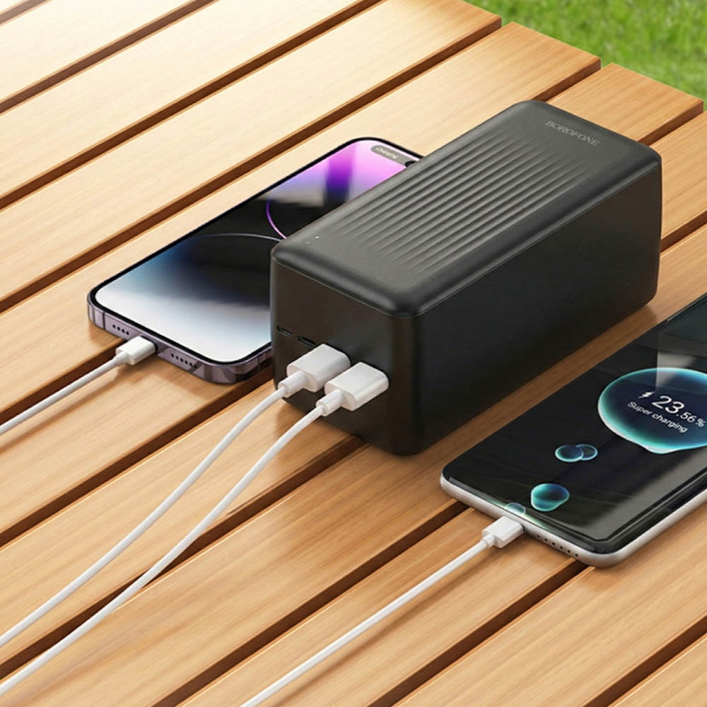 Заказать Powerbank BOROFONE 50000mAh BJ80C Clever PD20W + QC22.5W Black (714875)