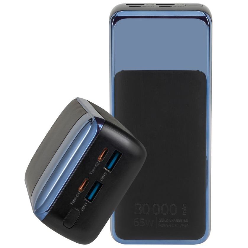 Замовити Powerbank RIVACASE VA1080 30000mA 65W QC+PD Black