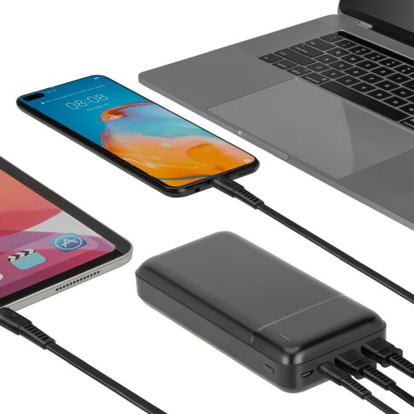 Огляд Powerbank RIVACASE VA2102 20000mA 22,5W QC/PD Black