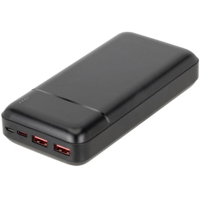 Зовнішній вигляд Powerbank RIVACASE VA2102 20000mA 22,5W QC/PD Black