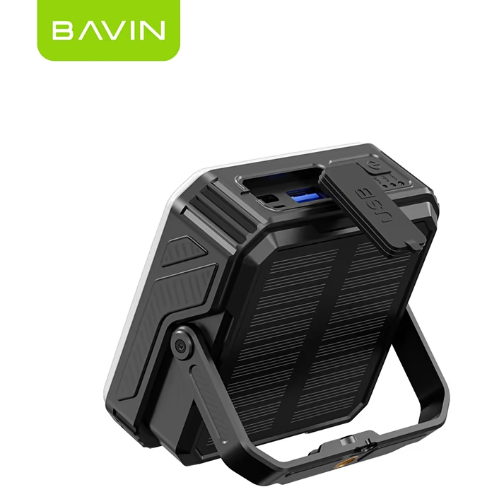 Powerbank BAVIN PC1172 SOLAR Led Lights 10000 mAh Black (Y-PC1172 BK) Торгова марка BAVIN