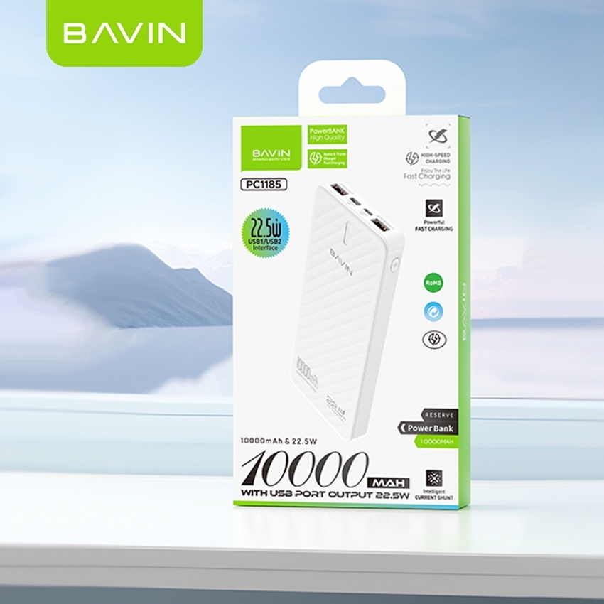 Замовити Powerbank BAVIN PC1185 10000mAh Black (Y-PC1185 BK)