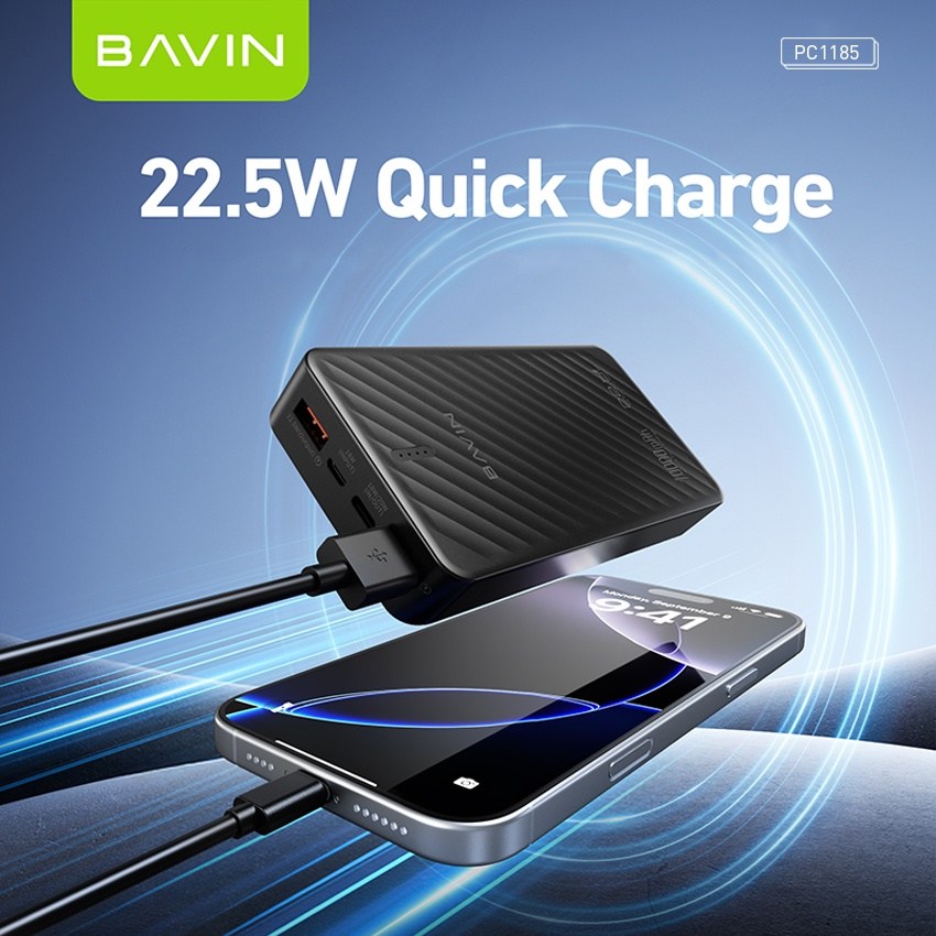 Powerbank BAVIN PC1185 10000mAh Black (Y-PC1185 BK) Ємність 10000
