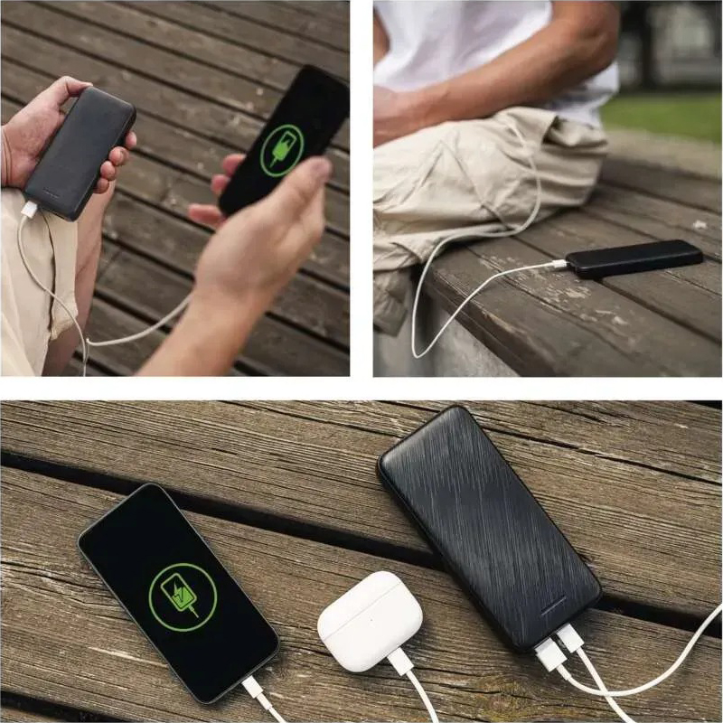 Изображение Powerbank EMOS 10000mAh AlphaQ3 22,5W PD20W black (B0571B)