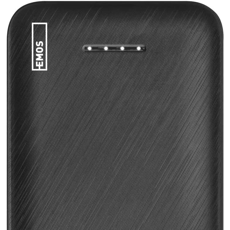 Powerbank EMOS 10000mAh AlphaQ3 22,5W PD20W black (B0571B) Входной разъем USB Type-C