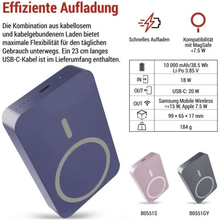 Powerbank EMOS 10000mAh WI1046 20W PD20W blue (B0551BL)