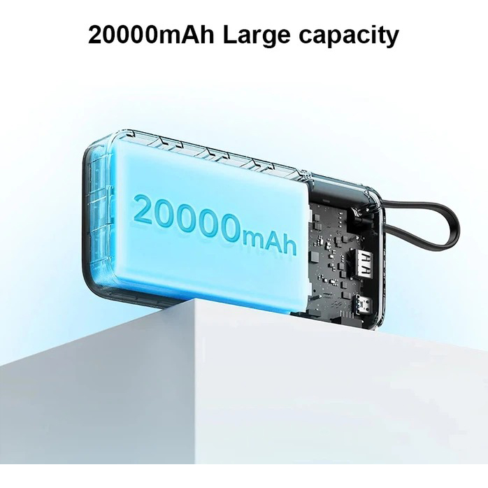 Powerbank CUKTECH 20000mAh PB200N 55W White (CUKP200NGLLG) Тип аккумулятора Li-Pol