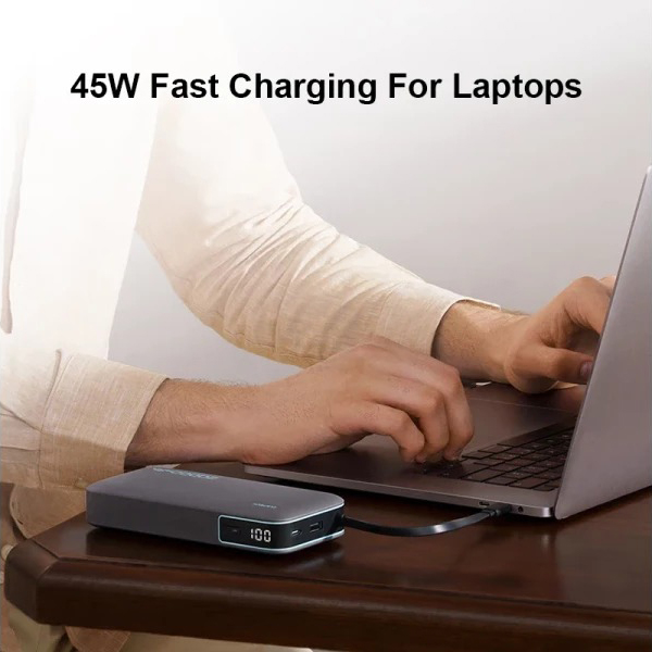 Powerbank CUKTECH 20000mAh PB200N 55W Grey (CUKP200NGLDG) Вхідний роз'єм USB Type-A, USB Type-C 