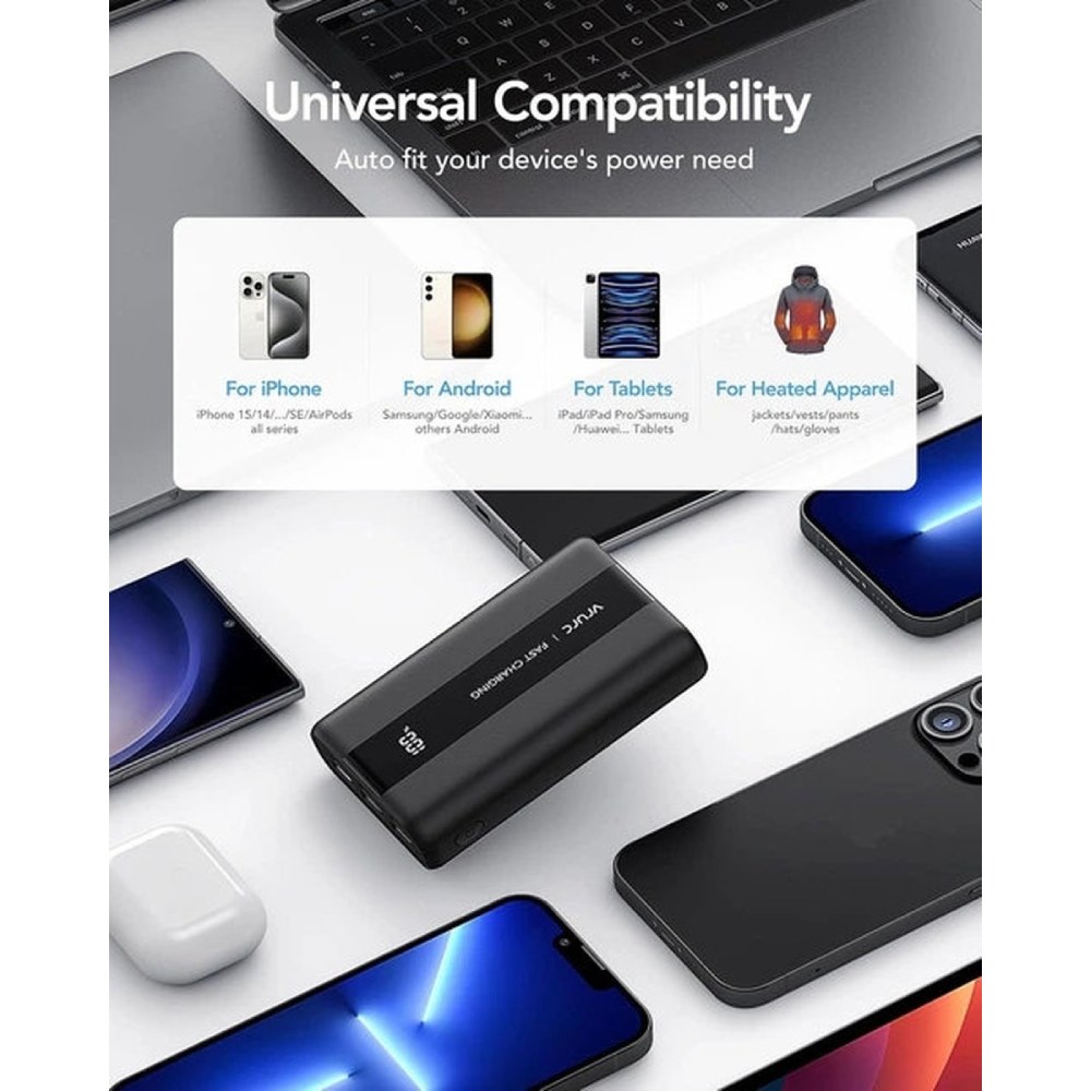 Заказать Powerbank VRURC T2055 20000 mAh Black (D9A-SL-2055BLACK-DE)